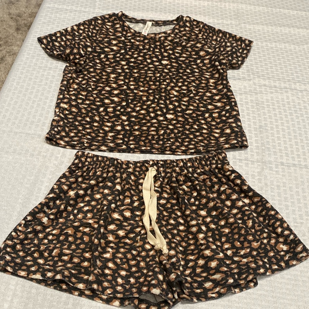 Good Girl top and shorts set, medium